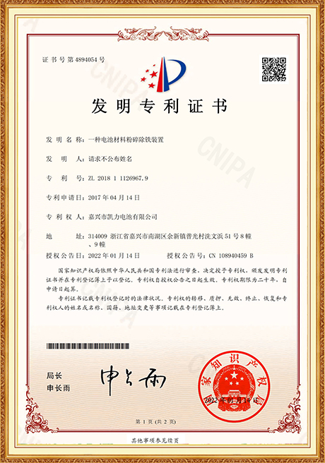 Certificate Of Honor